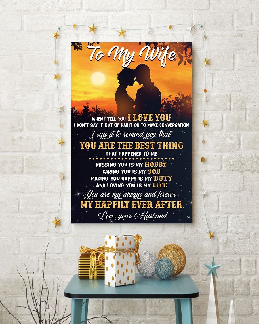 Perfect Gifts For Wife - To My Wife  Poster-A Loves Gift