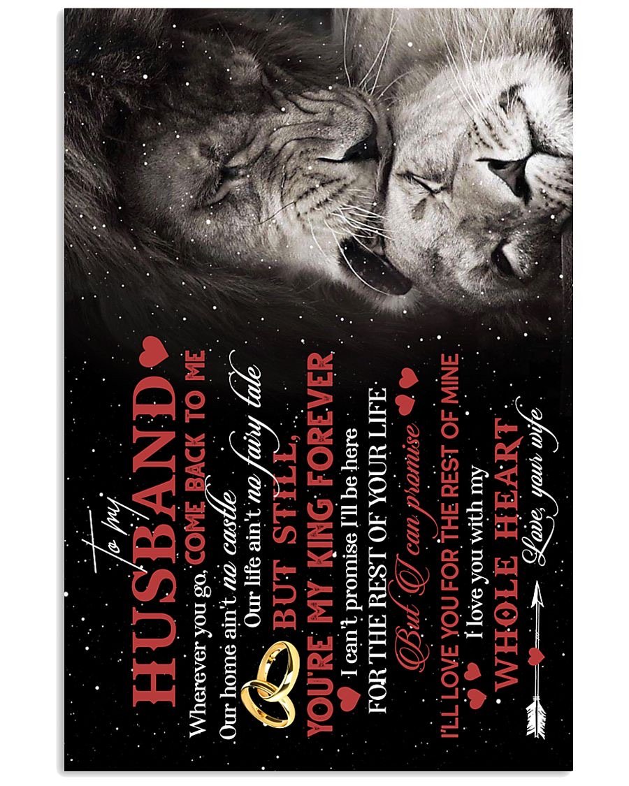 Perfect Gifts For Husband - To My Husband Poster-A Loves Gift