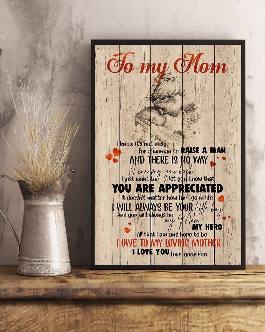 To My Mom Poster-A Loves Gift