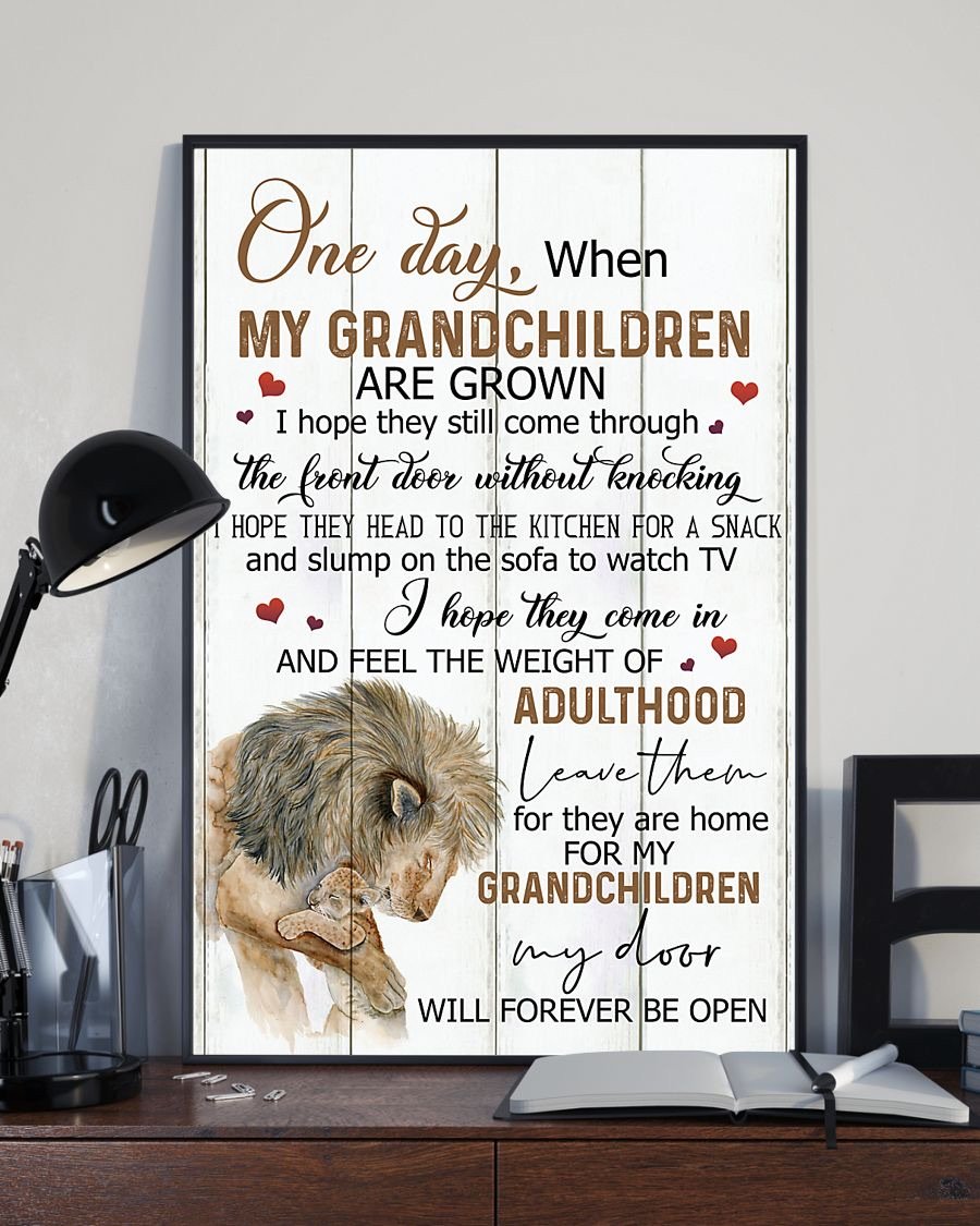 To My Grandson Poster-A Loves Gift