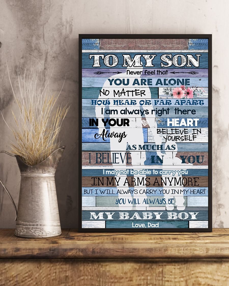 To My Son Poster - Great Gifts For Your Son-A Loves Gift