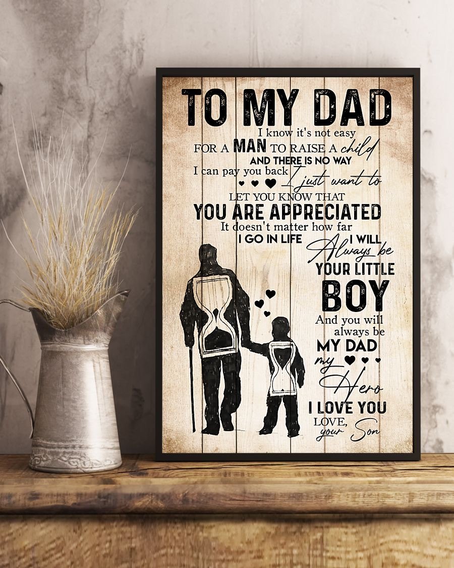To My Dad Poster-A Loves Gift