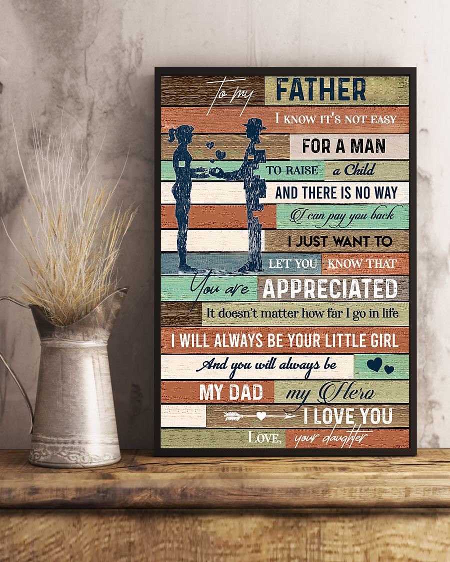 To My Dad Poster-A Loves Gift