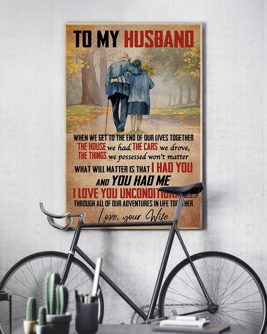 Perfect Gifts For Husband - To My Husband Poster-A Loves Gift