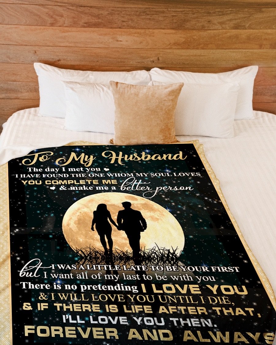 Fleece Blanket - To My Husband Fleece Blanket-A Loves Gift