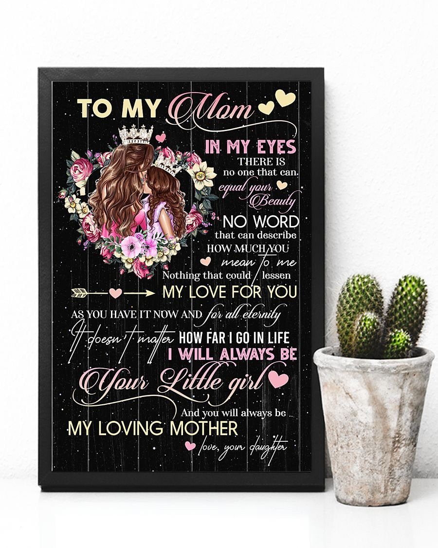 To My Mom Poster-A Loves Gift