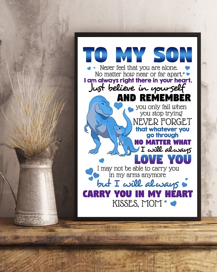 To My Son Poster - Great Gifts For Your Son-A Loves Gift