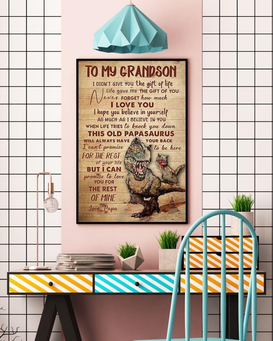 To My Grandson Poster-A Loves Gift