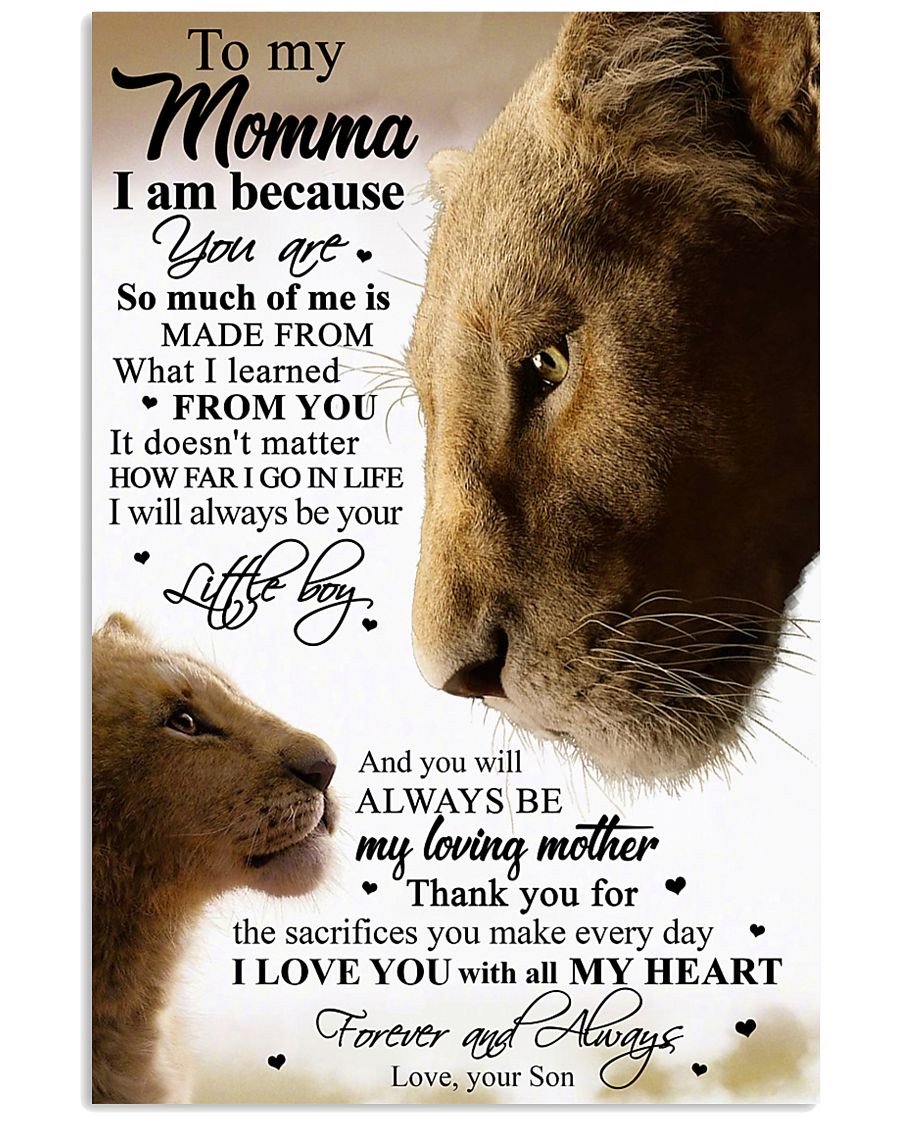 To My Mom Poster-A Loves Gift
