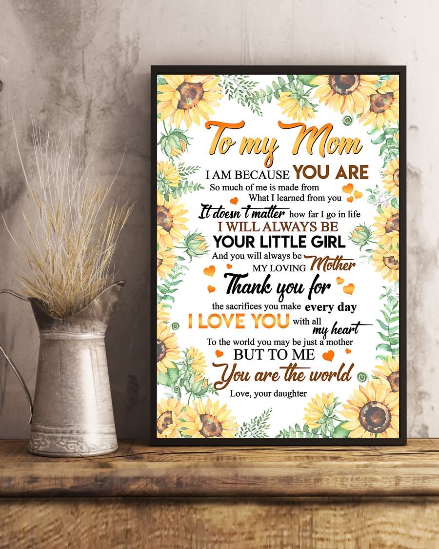 To My Mom Poster-A Loves Gift
