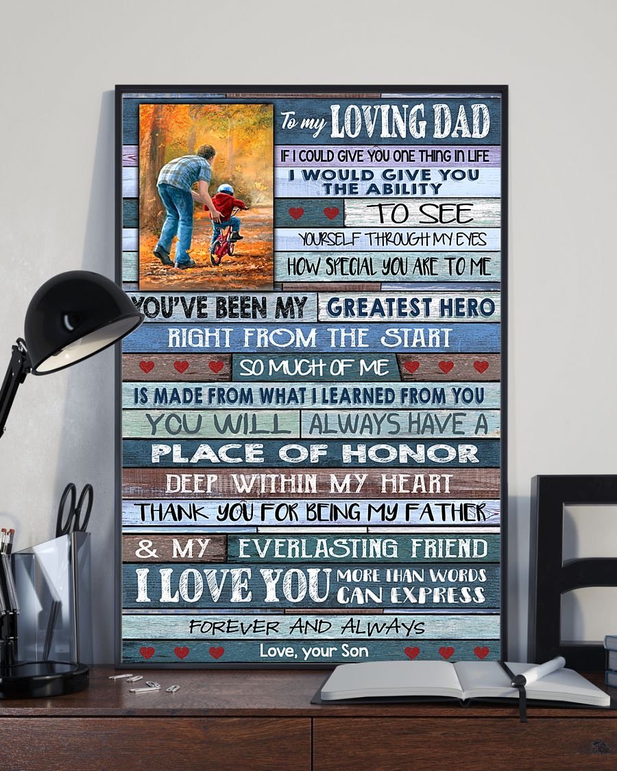 To My Dad Poster-A Loves Gift