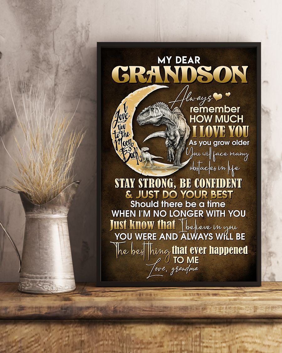 To My Grandson Poster-A Loves Gift