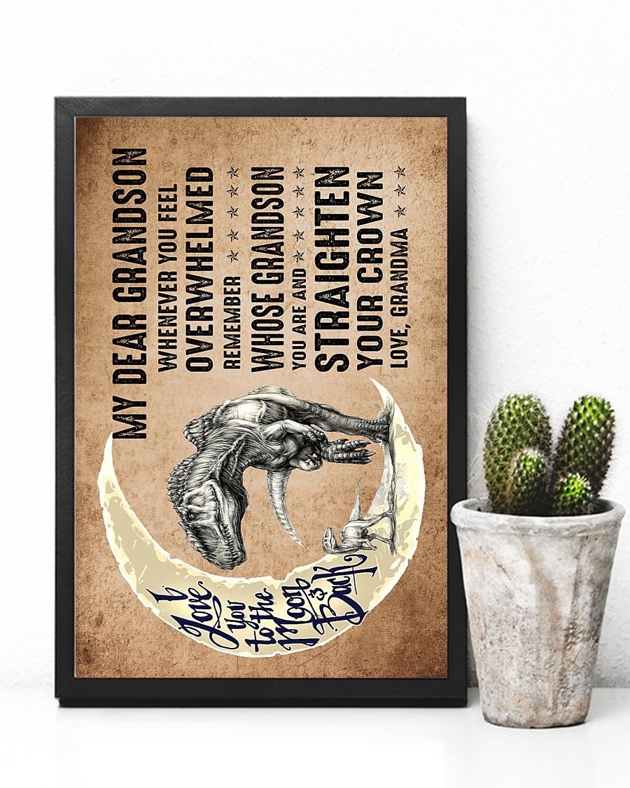 To My Grandson Poster-A Loves Gift