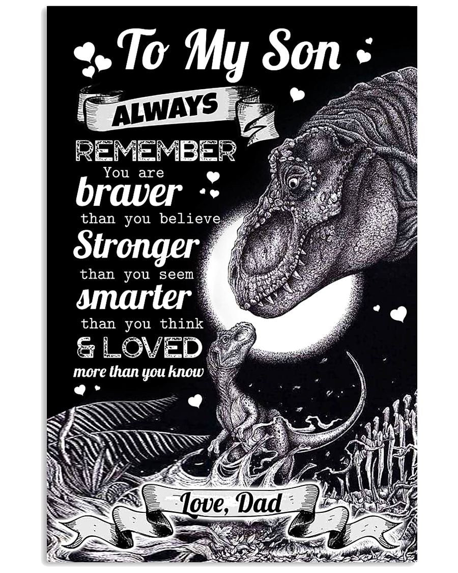 To My Son Poster - Great Gifts For Your Son-A Loves Gift