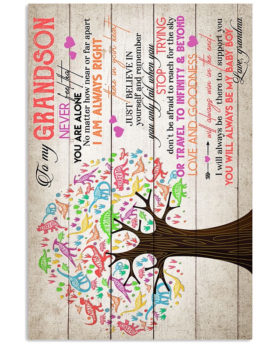 To My Grandson Poster-A Loves Gift