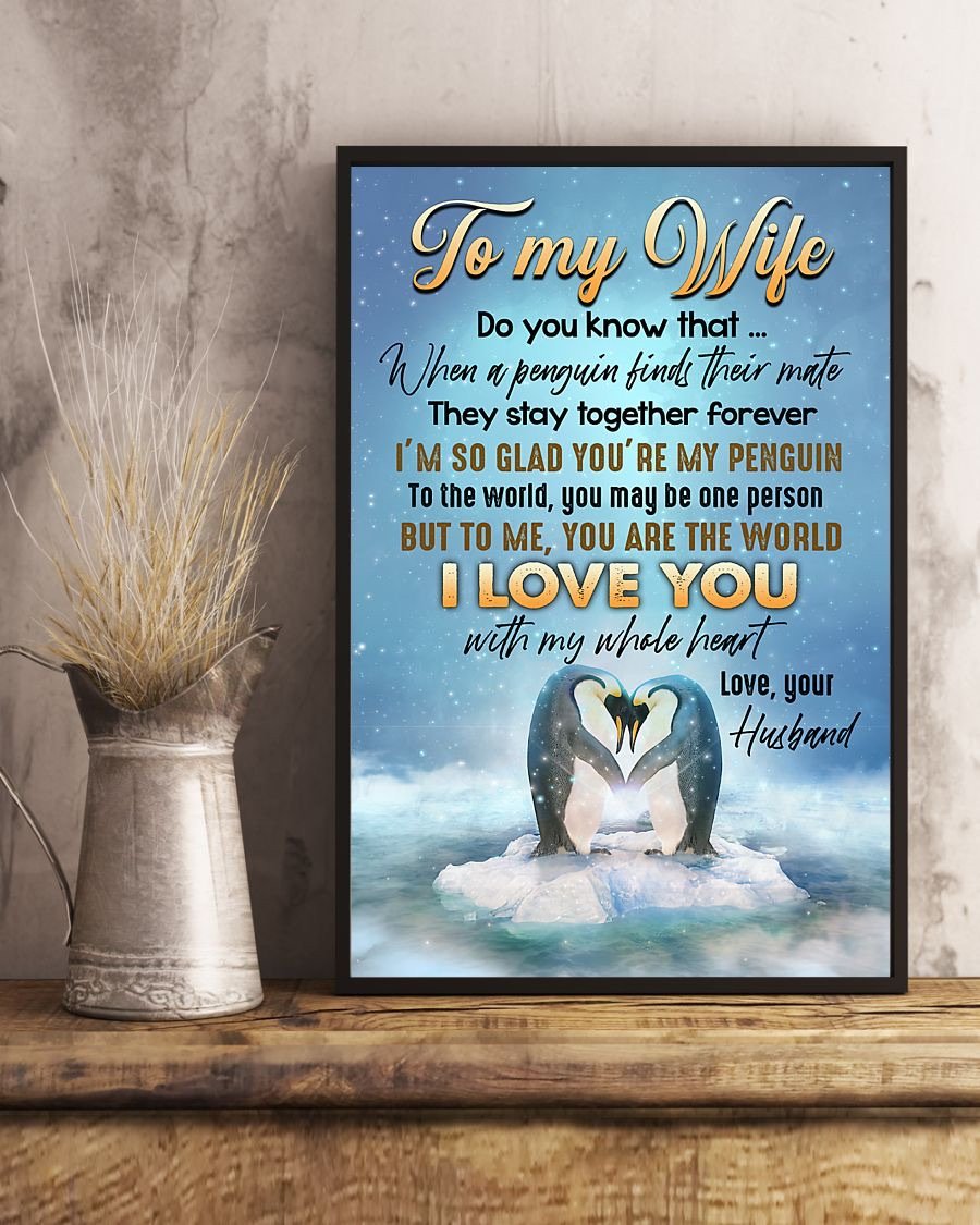 Perfect Gifts For Wife - To My Wife  Poster-A Loves Gift