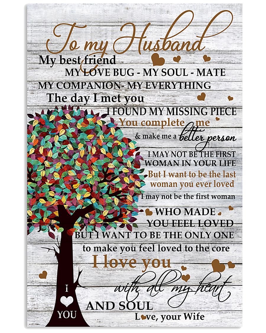 Perfect Gifts For Husband - To My Husband Poster-A Loves Gift