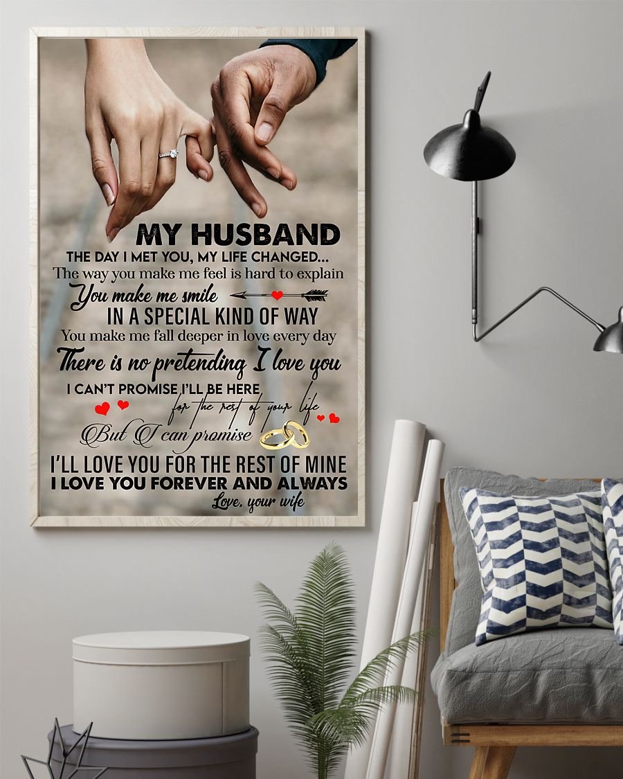 Perfect Gifts For Husband - To My Husband Poster-A Loves Gift
