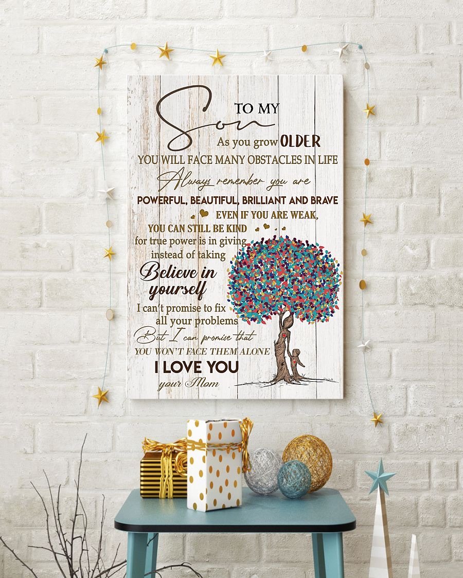 To My Son Poster - Great Gifts For Your Son-A Loves Gift