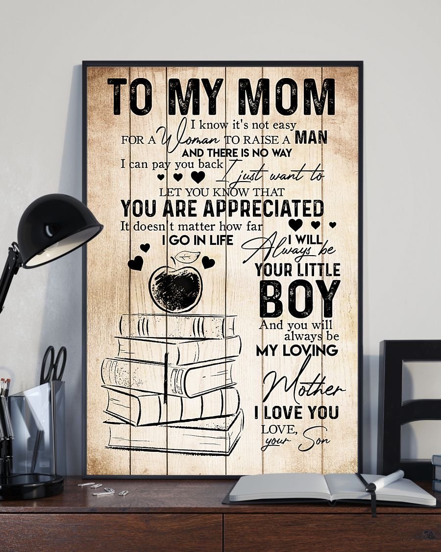 To My Mom Poster-A Loves Gift