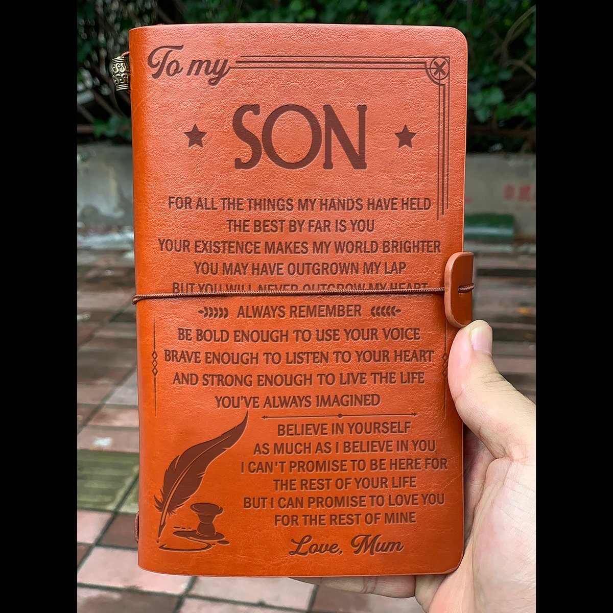 To My Son - Vintage Journal Notebook-A Loves Gift