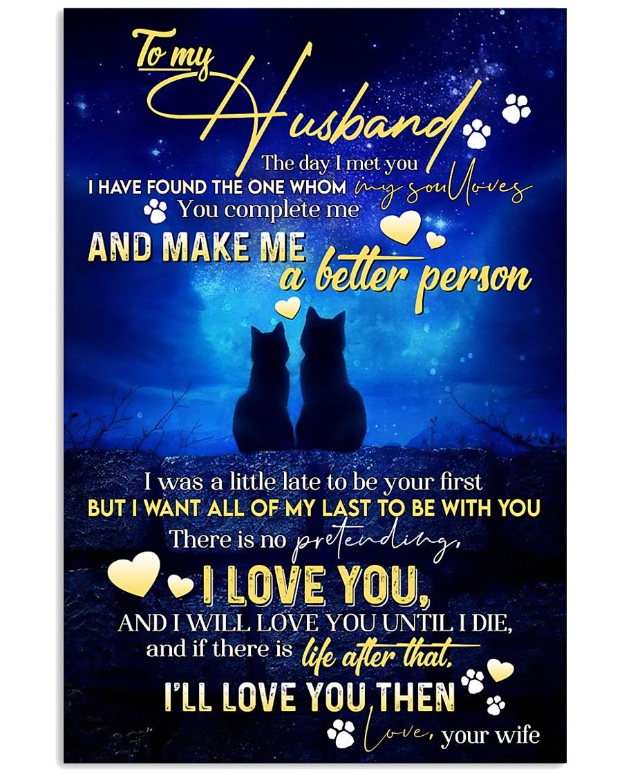 To My Husband  Poster-A Loves Gift