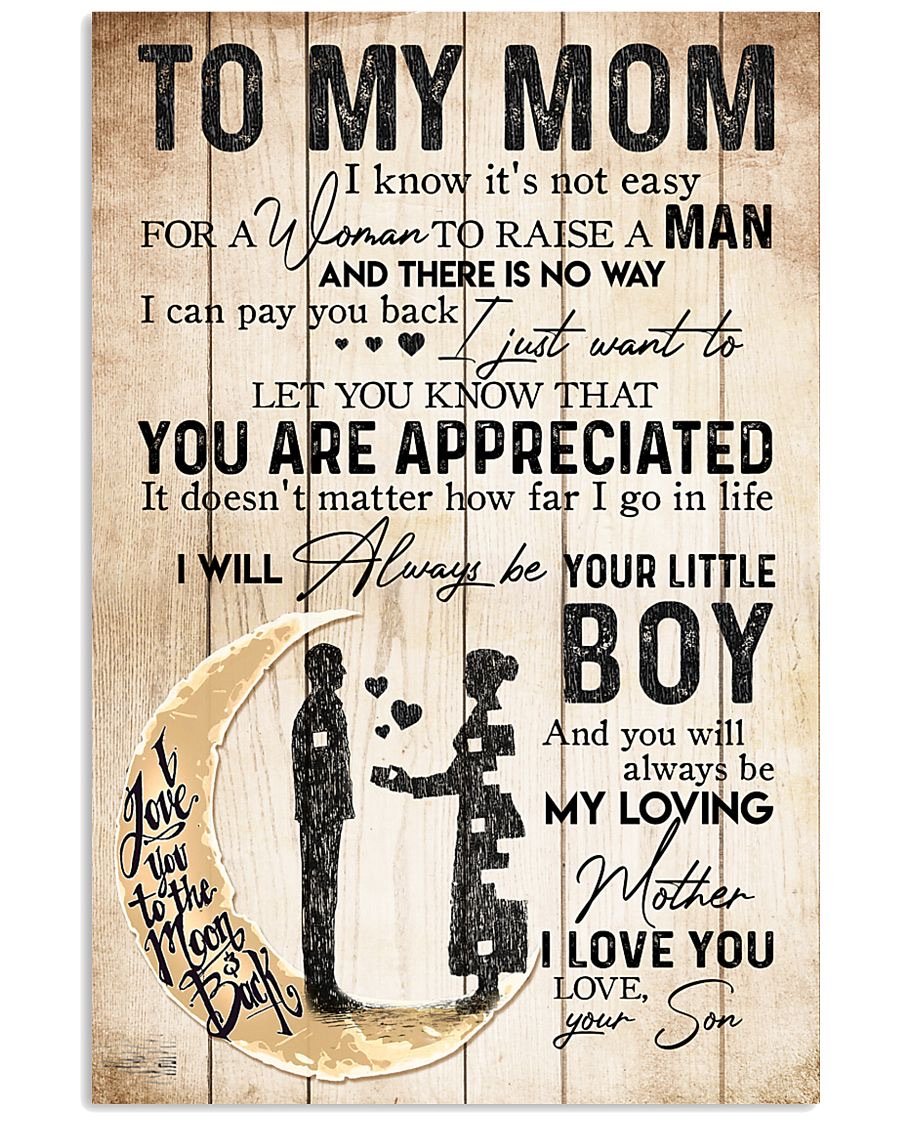 To My Mom Poster-A Loves Gift