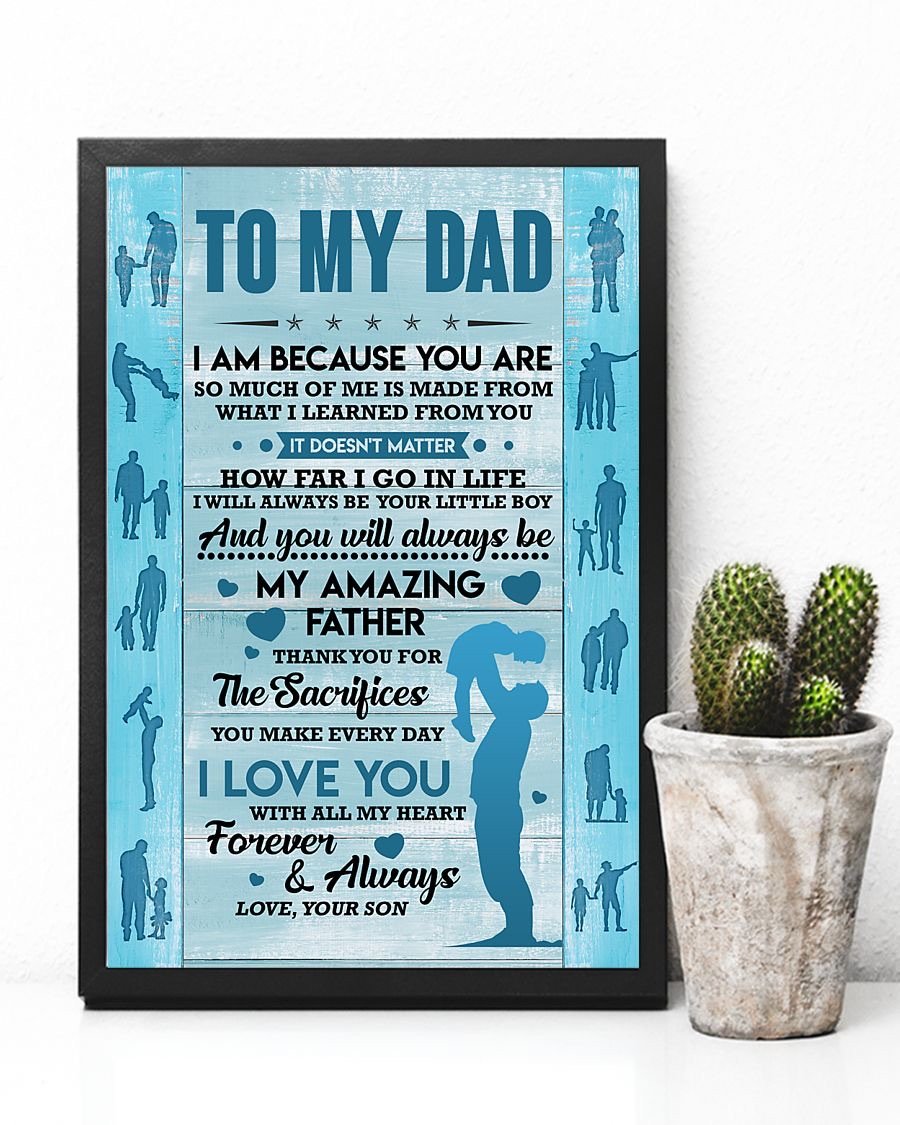 To My Dad Poster-A Loves Gift