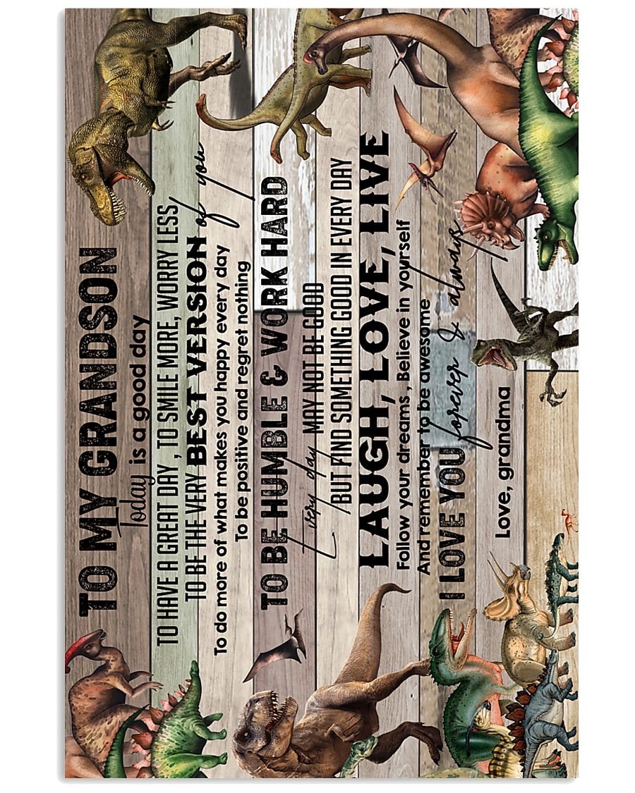 To My Grandson Poster-A Loves Gift
