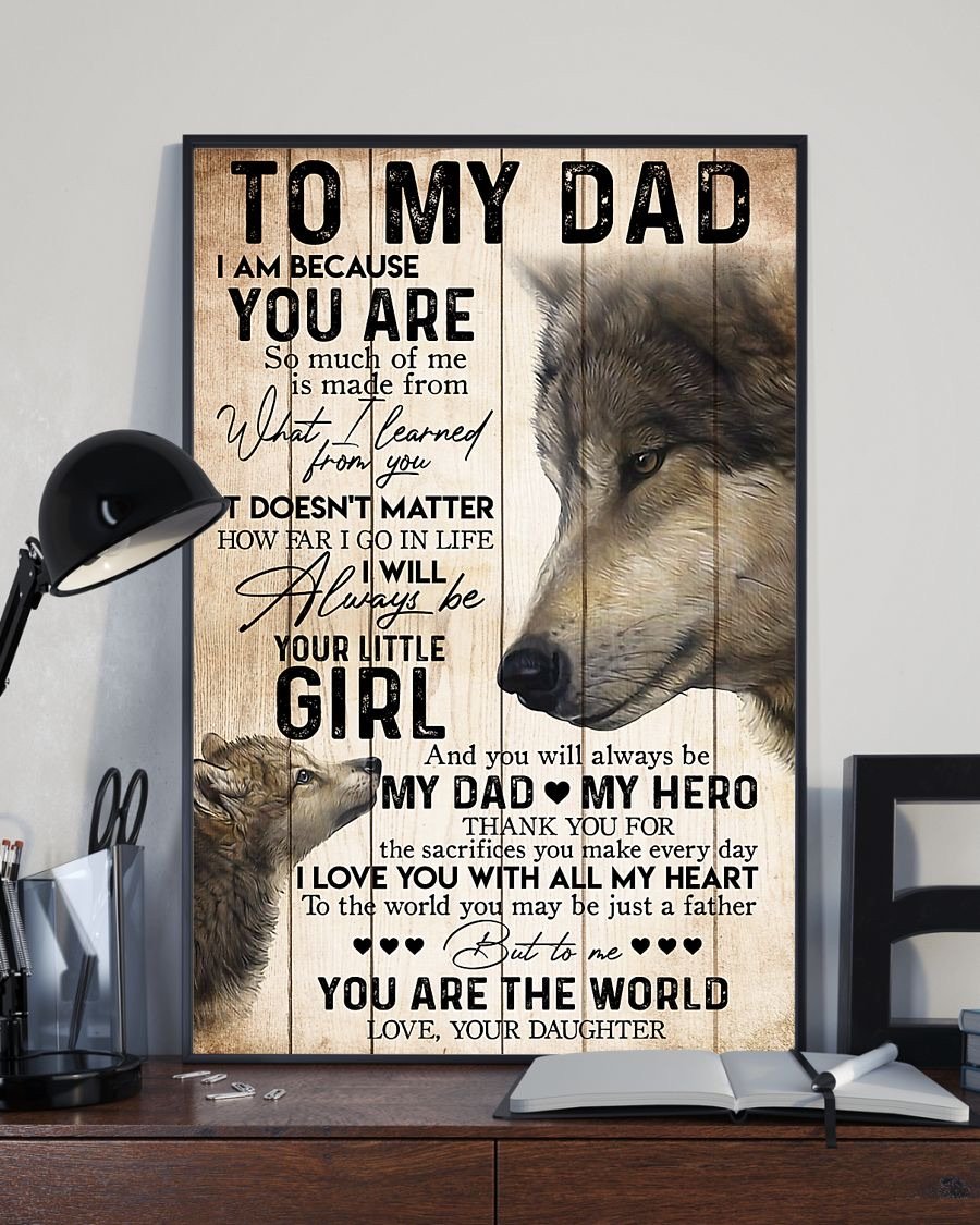 To My Dad Poster-A Loves Gift