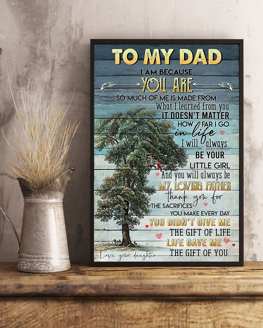 To My Dad Poster-A Loves Gift
