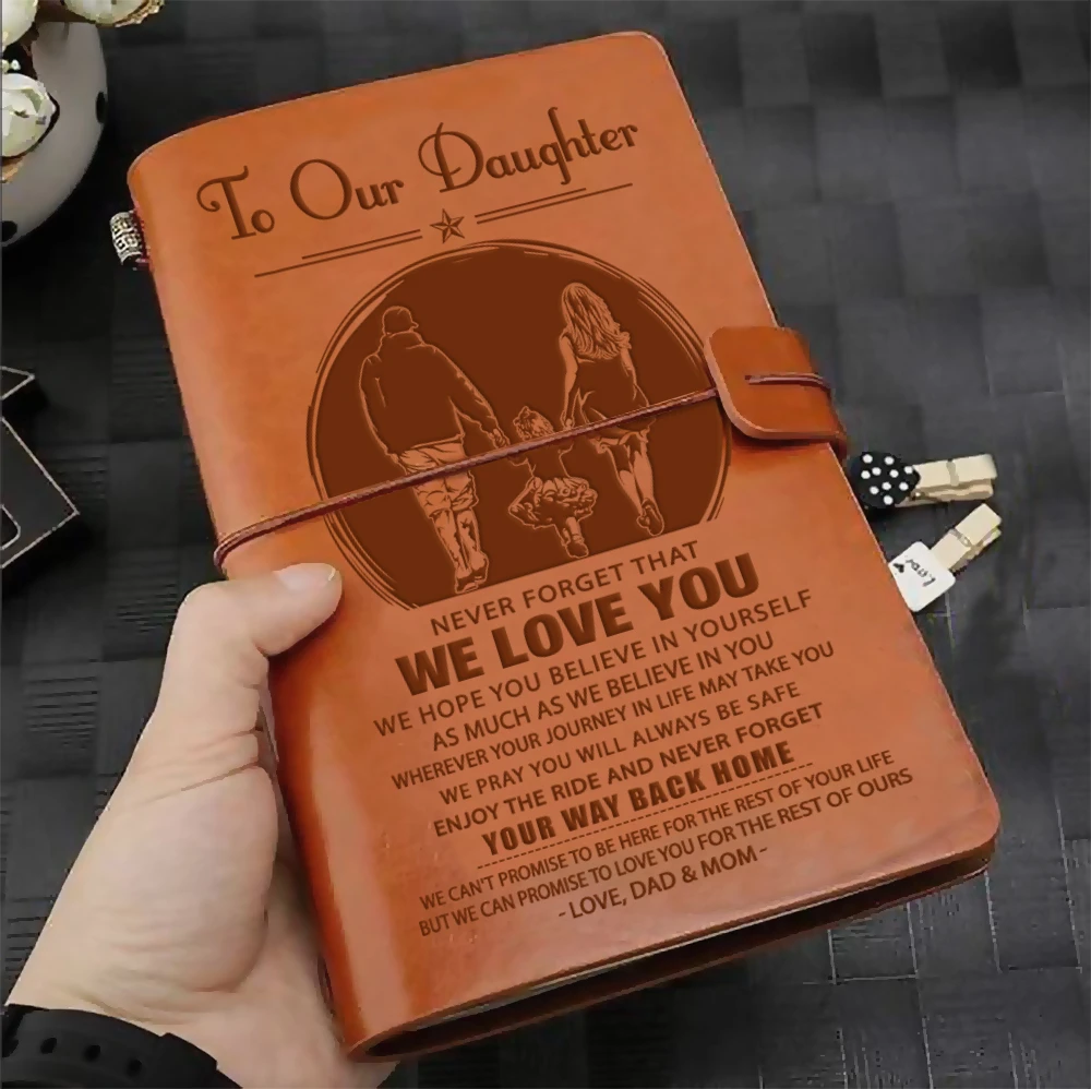 To My Daughter - Vintage Journal Notebook-A Loves Gift