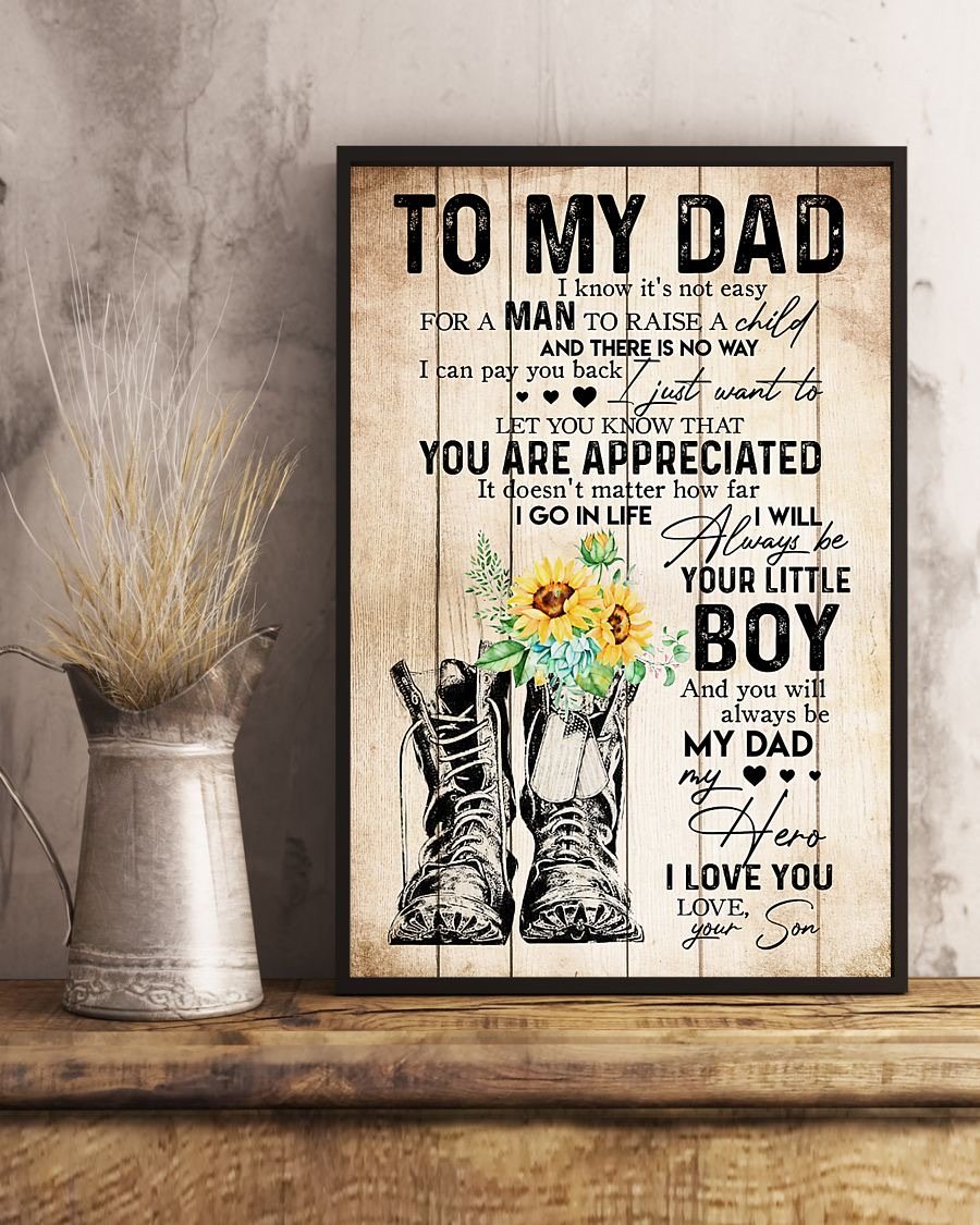 To My Dad Poster-A Loves Gift