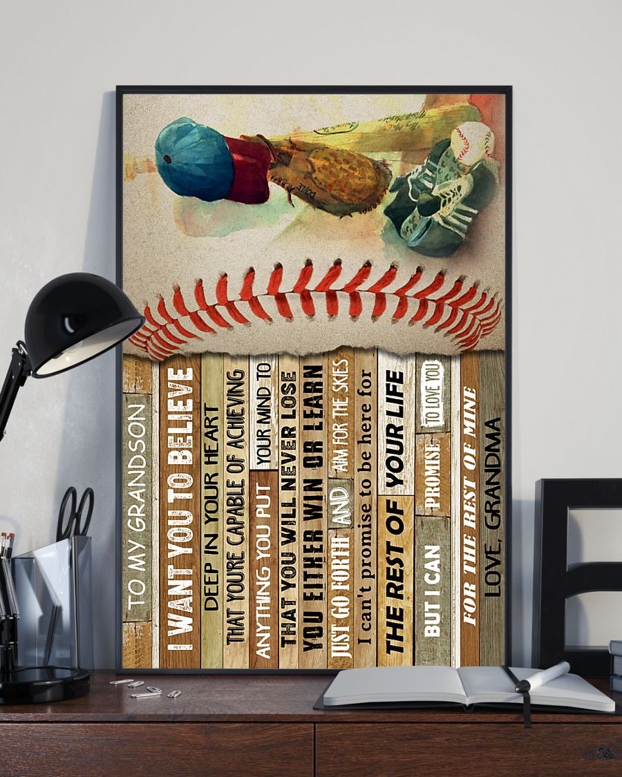 To My Grandson Poster-A Loves Gift