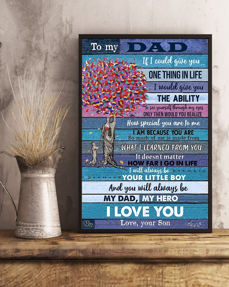 To My Dad Poster-A Loves Gift