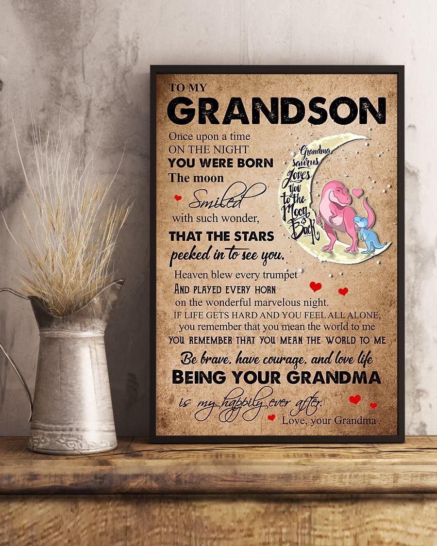 To My Grandson Poster-A Loves Gift