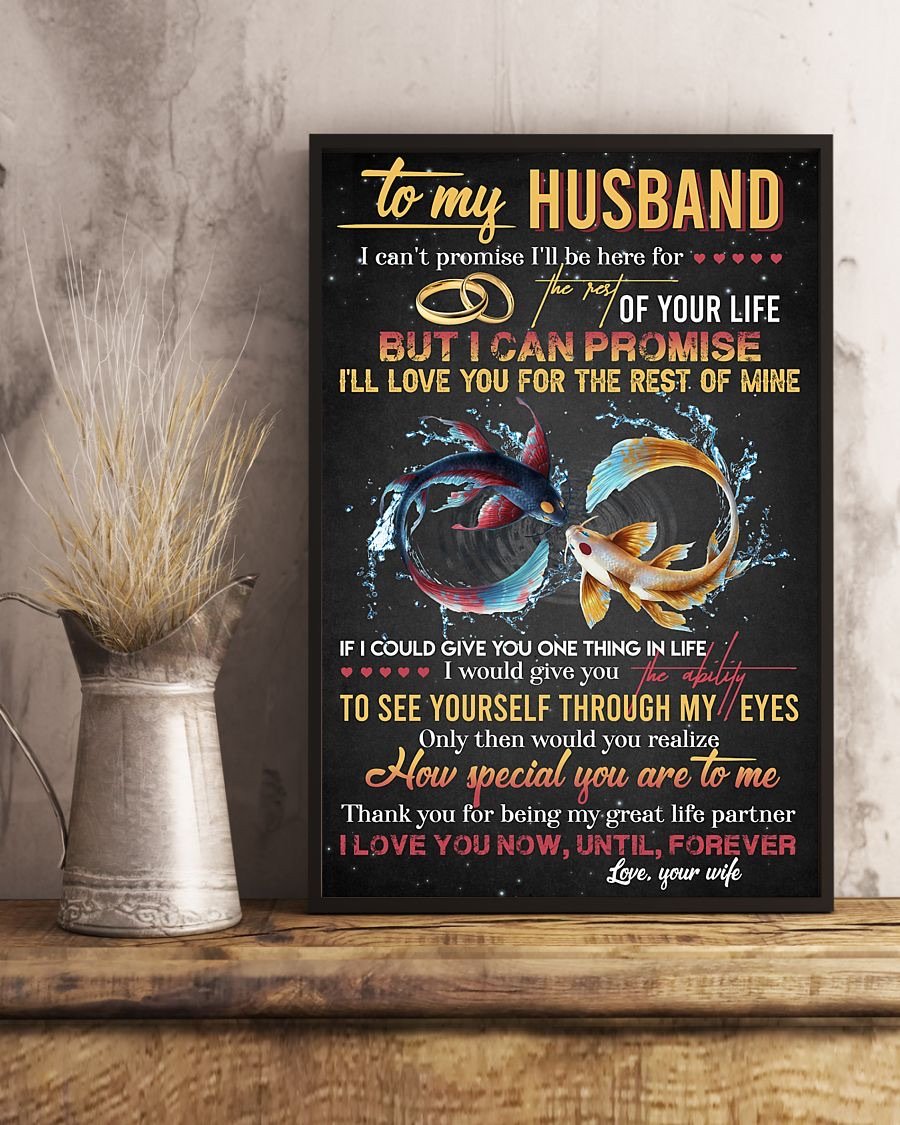 Perfect Gifts For Husband - To My Husband Poster-A Loves Gift