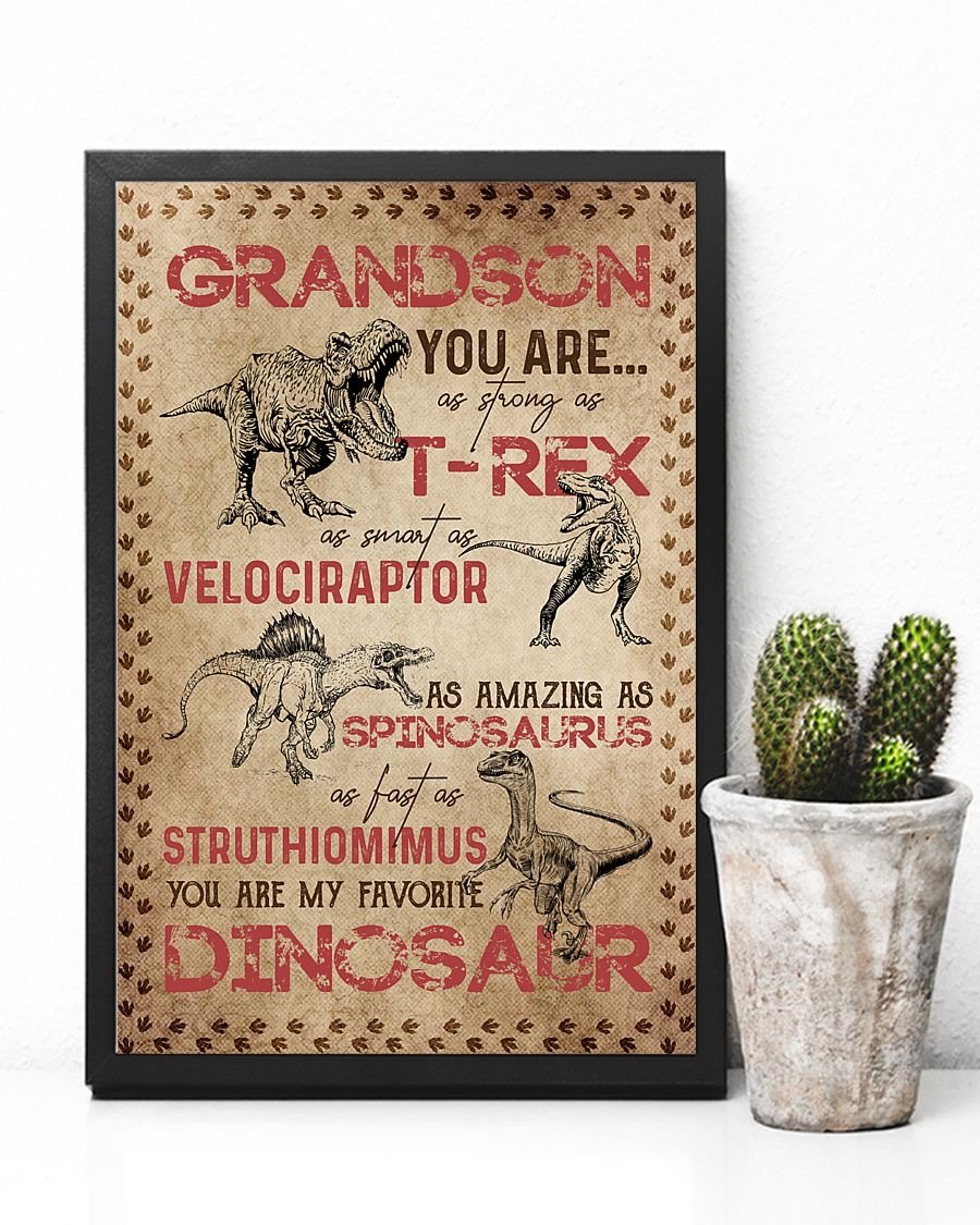 To My Grandson Poster-A Loves Gift