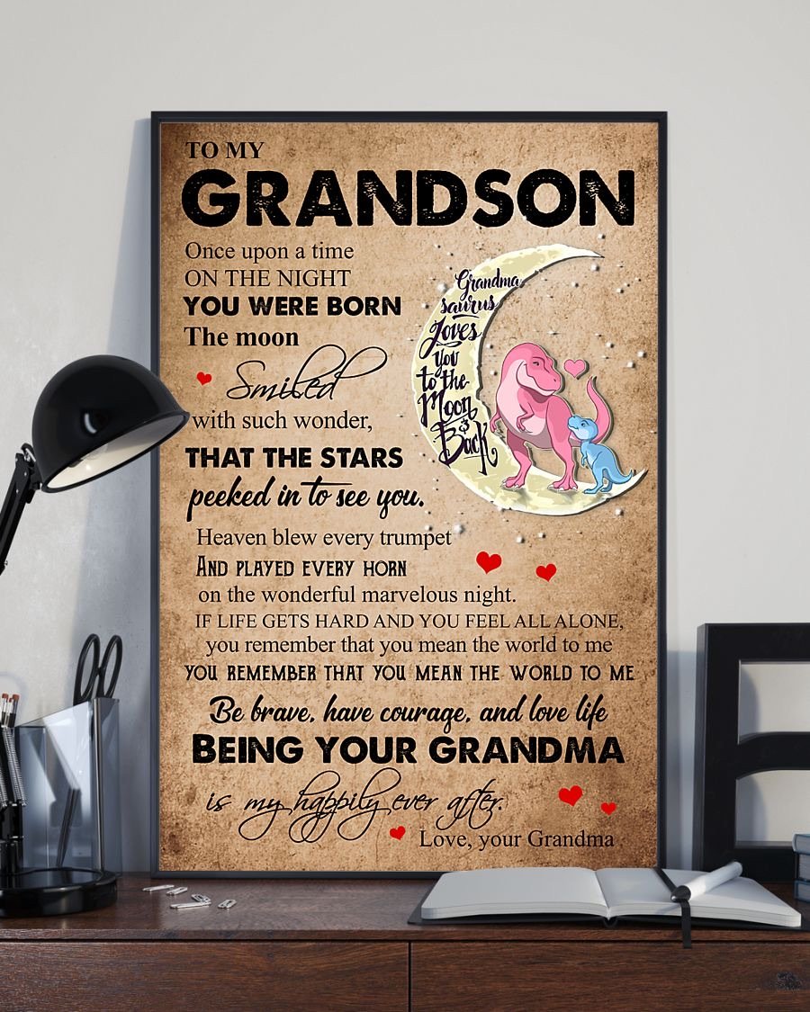 To My Grandson Poster-A Loves Gift