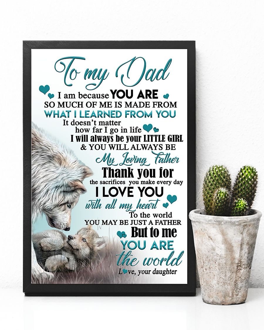 To My Dad Poster-A Loves Gift