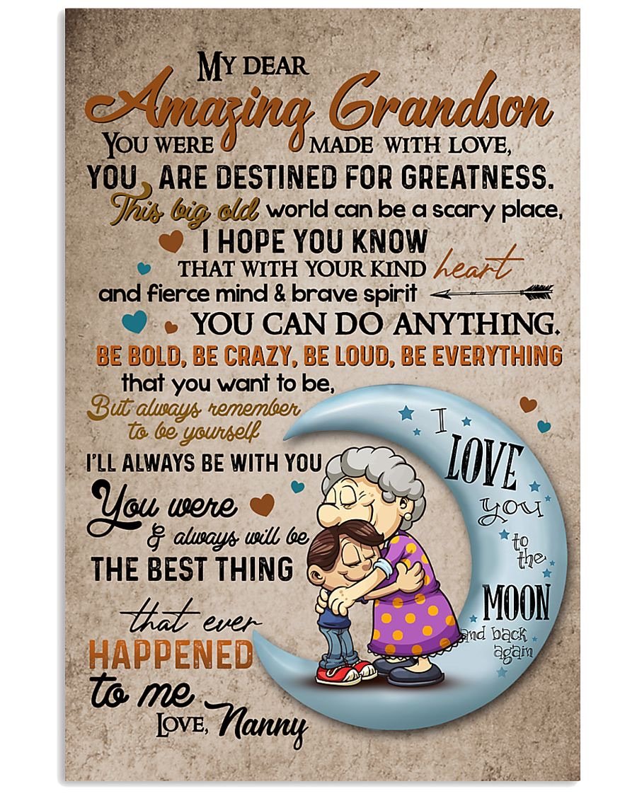To My Grandson Poster-A Loves Gift