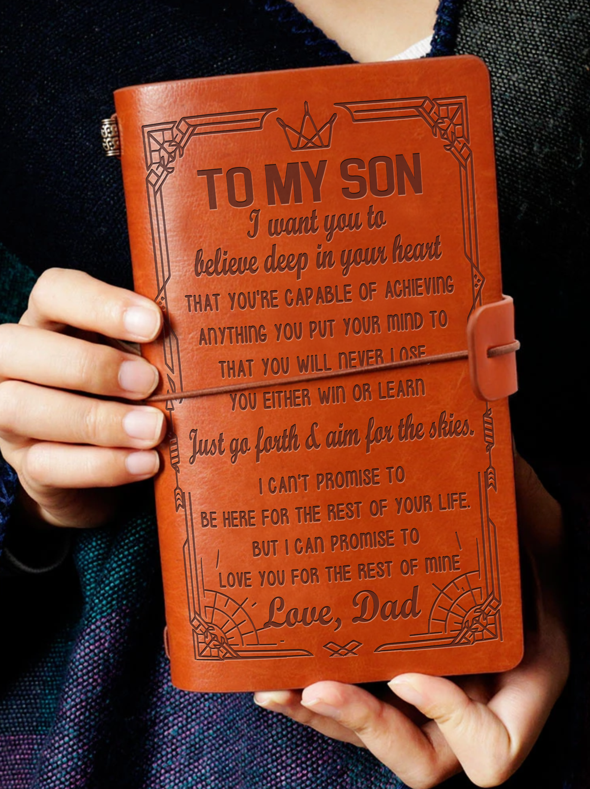 To My Son - Vintage Journal Notebook-A Loves Gift