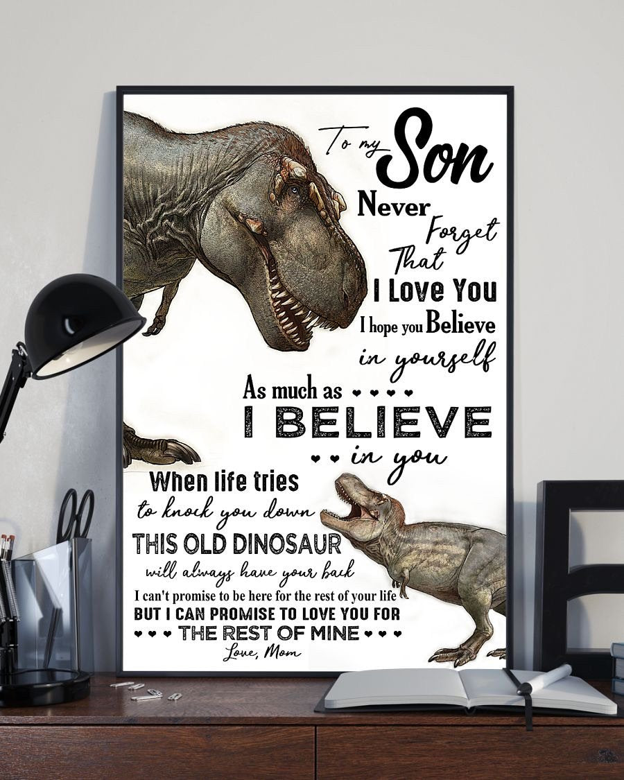 To My Son Poster - Great Gifts For Your Son-A Loves Gift