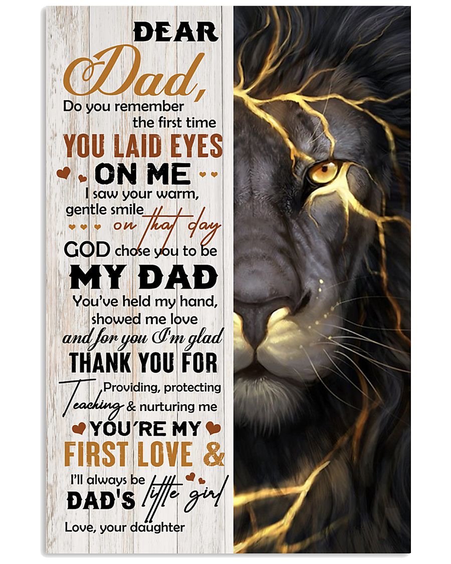 To My Dad Poster-A Loves Gift
