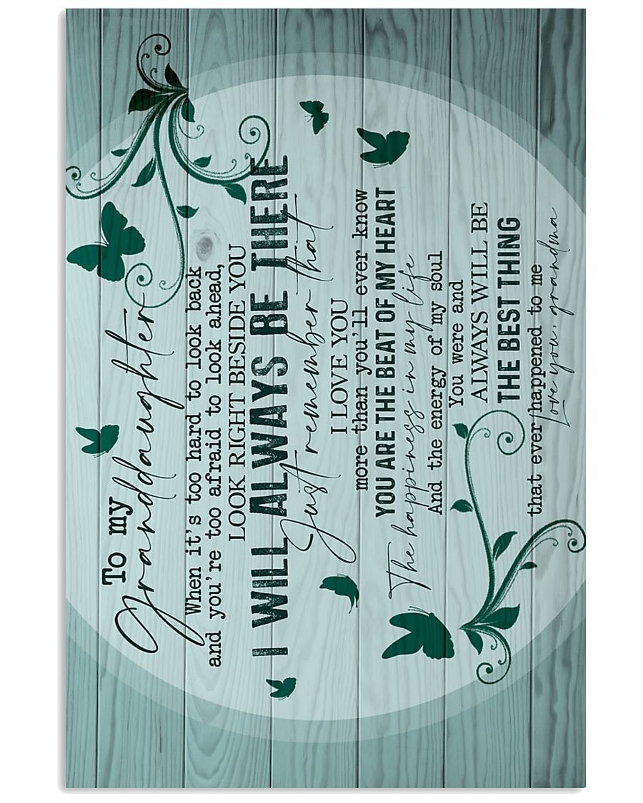 To My Granddaughter Poster-A Loves Gift