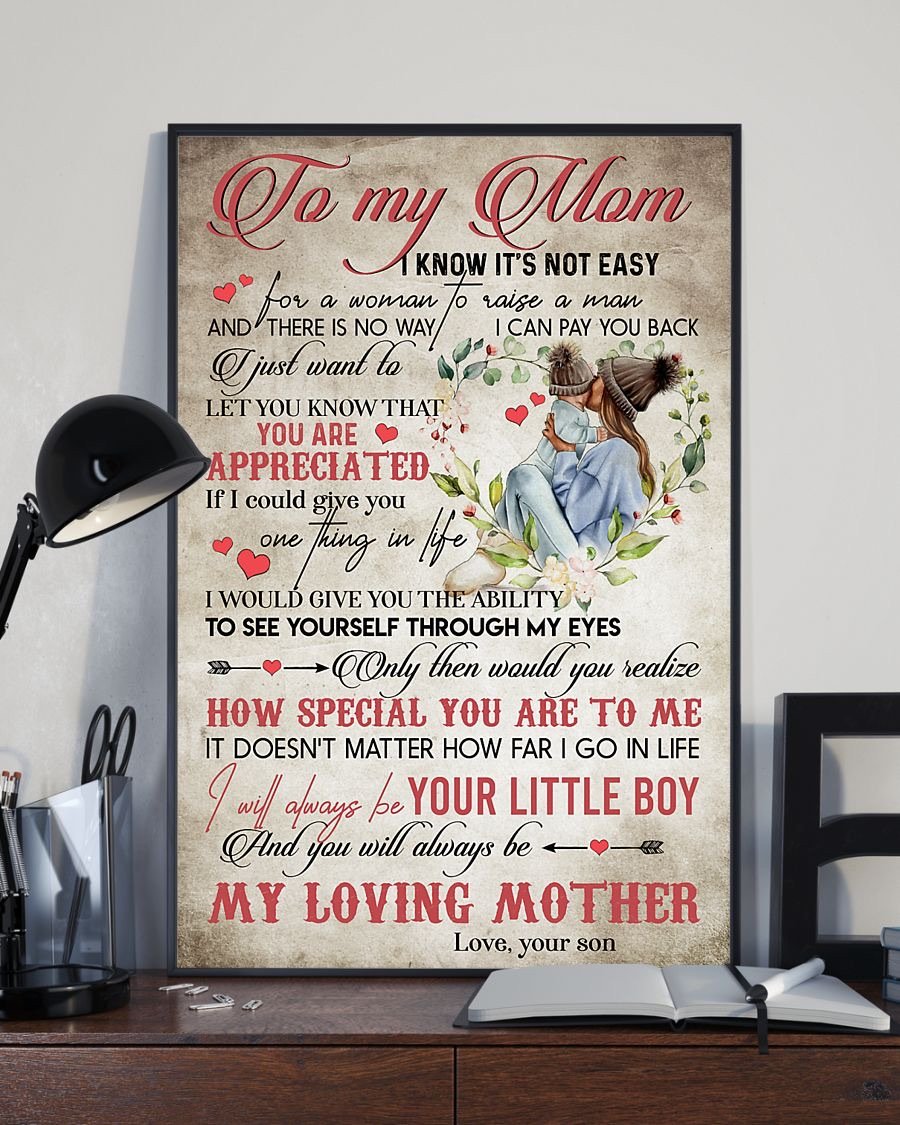 To My Mom Poster-A Loves Gift
