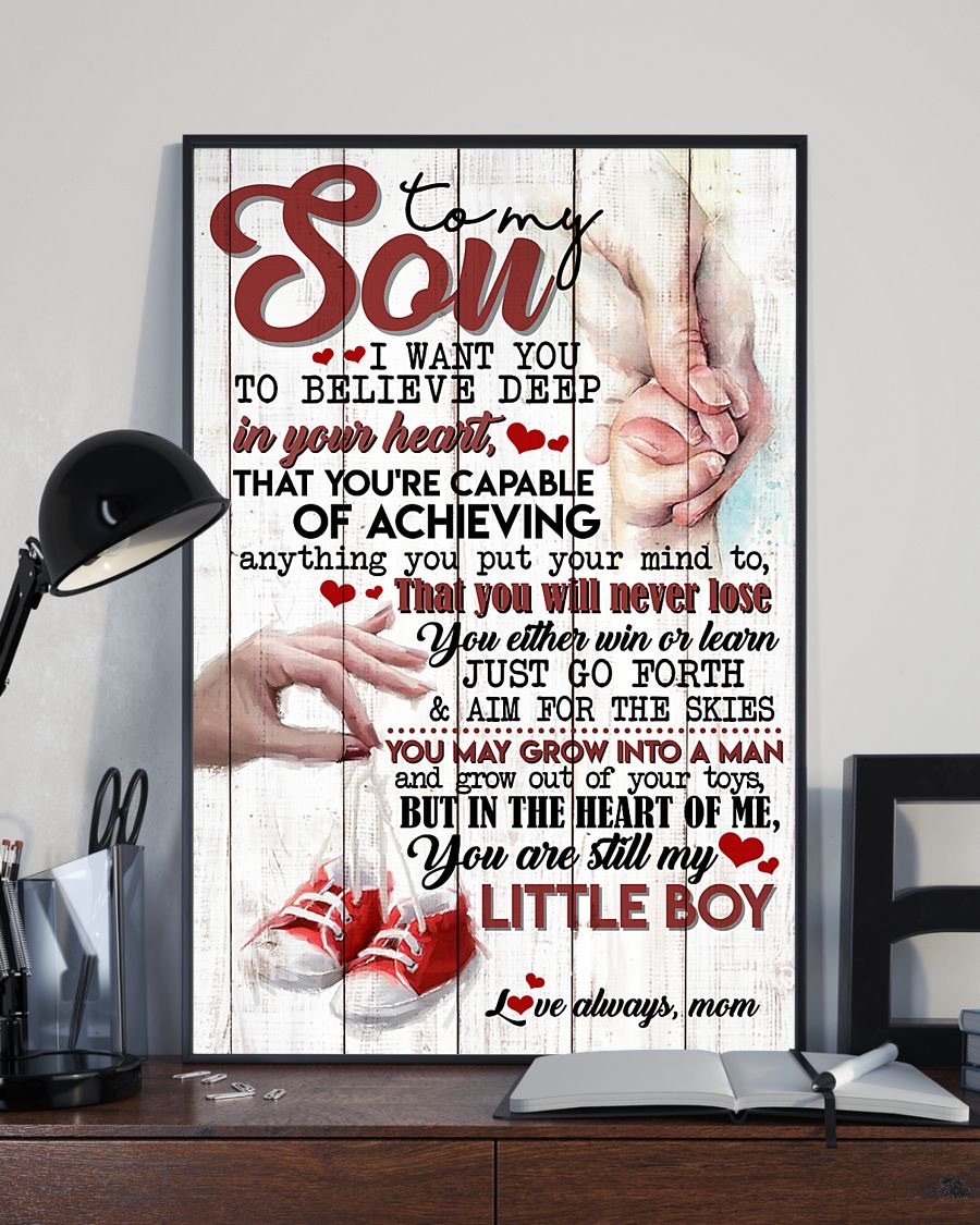 To My Son Poster - Great Gifts For Your Son-A Loves Gift