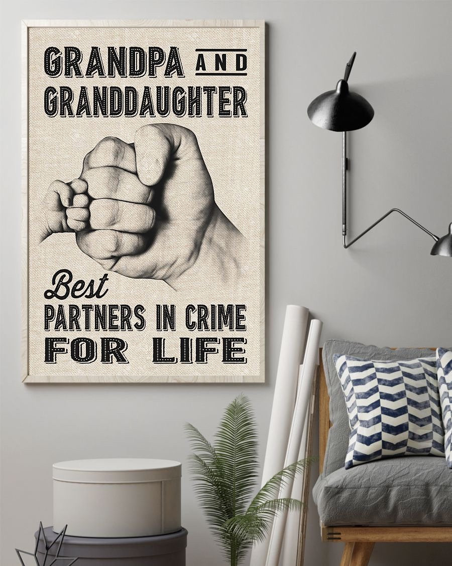 To My Granddaughter Poster-A Loves Gift