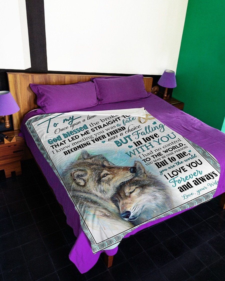 Fleece Blanket - To My Husband Fleece Blanket-A Loves Gift