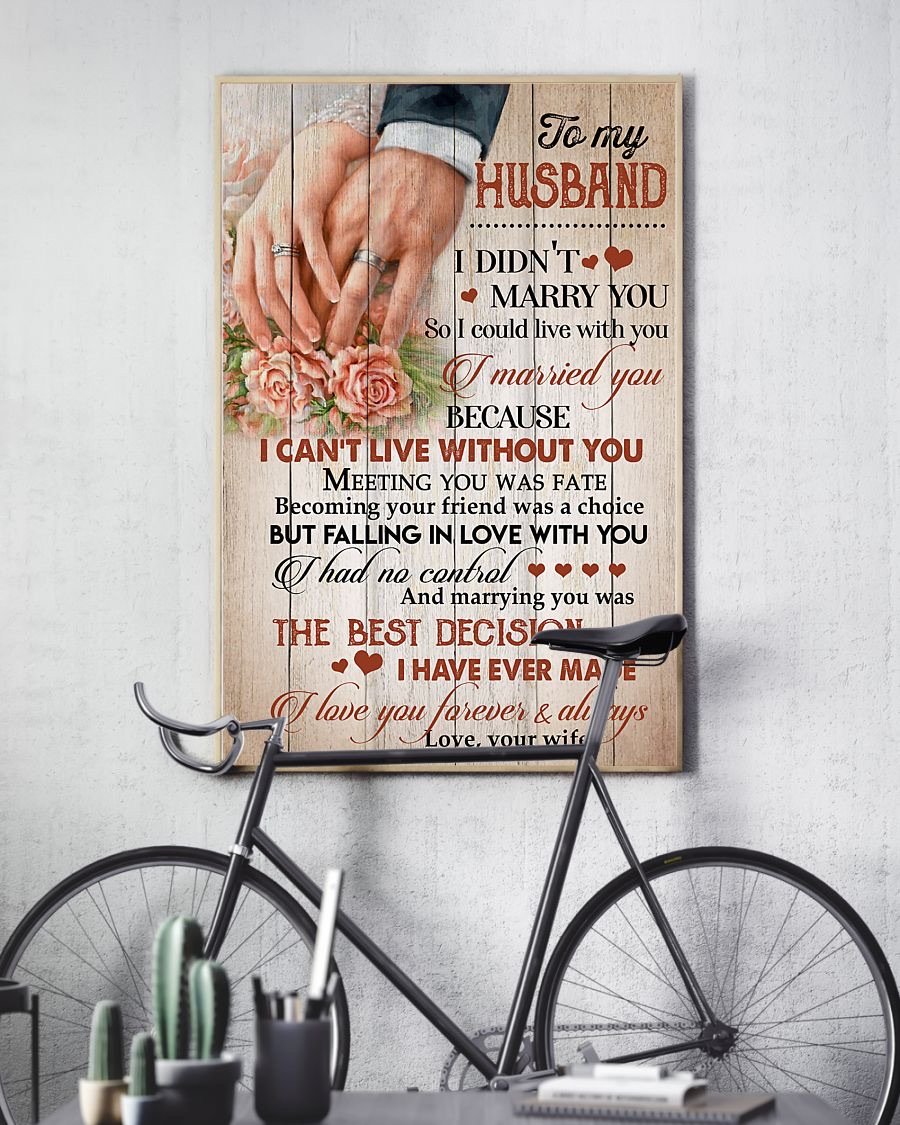 Perfect Gifts For Husband - To My Husband Poster-A Loves Gift